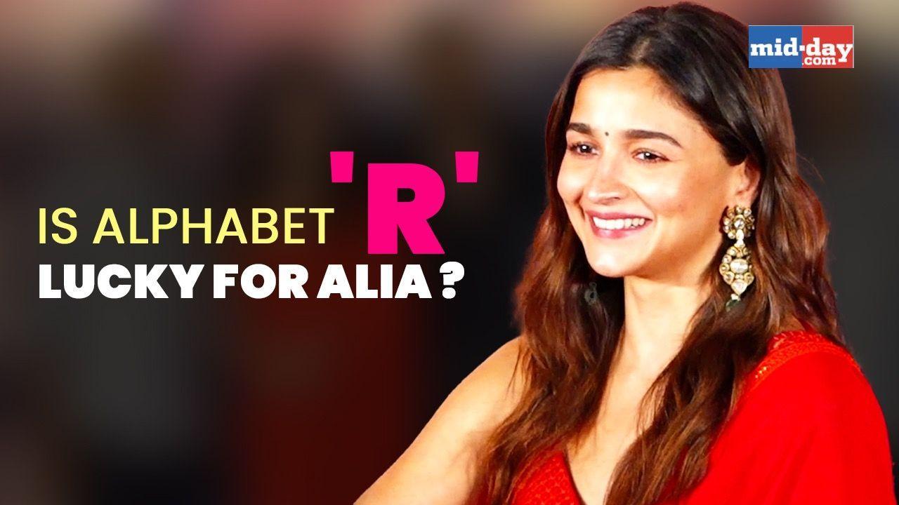 Alia Bhatt Blushes While Answering If Alphabet 'R' Is Lucky For Her